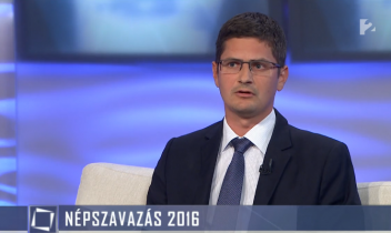 Bíró-Nagy András a kvótanépszavazásról a TV2 választási műsorában 